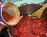 圧力鍋で手羽元と、トマト缶作り方5写真