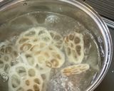 簡単#柿と蓮根のサラダ作り方1写真