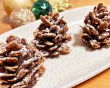 材料2つ！クリスマスに松ぼっくりデザート作り方7写真