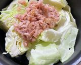 キャベツとツナ缶の簡単牛乳コンソメスープ作り方2写真