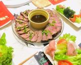 クリスマスディナー・ローストチキンビーフ作り方1写真