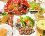 クリスマスディナー・ローストチキンビーフ作り方9写真