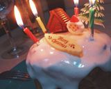 かわいいクリスマスケーキ デコレーション作り方2写真