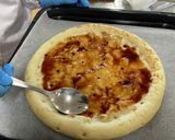 もきゅっとチキチーピザ#てりやき#チーズ作り方2写真