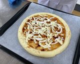 もきゅっとチキチーピザ#てりやき#チーズ作り方4写真