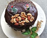 動画クリスマスチョコナッツフルーツケーキ作り方12写真