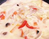 ルーなしで美味しい♪ホワイトカレースープ作り方6写真