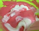 クリスマスケーキデコレーション　記録作り方4写真