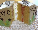 ハーフケーキ♪クリスマスツリー＆サンタ作り方25写真