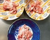 全てレンジもやし入オイケチャップ甘酢酢豚作り方2写真