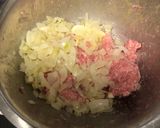 サクサク揚げ焼き、手作りメンチカツ作り方5写真
