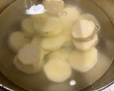 新じゃが芋と薩摩芋芋のホットサラダ🍠作り方1写真