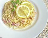 和風レモンクリームパスタ作り方4写真