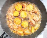 簡単◎鶏もも肉とさつま芋のピリ辛甘酢煮作り方6写真