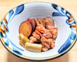 簡単◎鶏もも肉とさつま芋のピリ辛甘酢煮作り方7写真