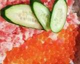 ★マグロのたたき&イクラ丼(納豆丼)★作り方4写真