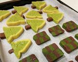 クリスマスツリーのアイスボックスクッキー作り方23写真