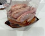 手羽中のにんにく醤油グリル作り方2写真