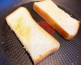 フライパンで★シュガーバタートースト作り方3写真
