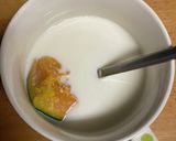 かぼちゃとあんこでオートミール粥作り方2写真