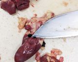 適当　鳥モツ(鶏血肝)の下処理作り方3写真