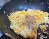 ローストビーフのひきわり納豆こんぶ炒飯作り方4写真