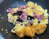 ローストビーフのひきわり納豆こんぶ炒飯作り方5写真