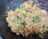 ローストビーフのひきわり納豆こんぶ炒飯作り方7写真
