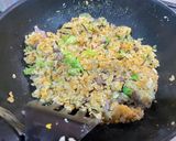 ローストビーフのひきわり納豆こんぶ炒飯作り方8写真