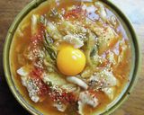 餡かけキムチうどん作り方8写真