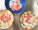 にんにく味噌だれ味豚こま大根青椒肉絲風作り方3写真