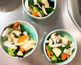 にんにく味噌だれ味豚こま大根青椒肉絲風作り方11写真