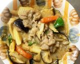 にんにく味噌だれ味豚こま大根青椒肉絲風作り方16写真