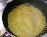 フライパン一つでほうれん草のパスタ作り方4写真