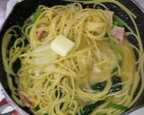 フライパン一つでほうれん草のパスタ作り方7写真