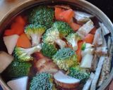ほっこり♡豚バラと根菜の和風煮込み作り方3写真
