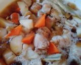 ほっこり♡豚バラと根菜の和風煮込み作り方7写真