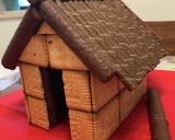 2021 クリスマス　お菓子の家作り方18写真