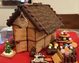 2021 クリスマス　お菓子の家作り方19写真