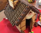 2021 クリスマス　お菓子の家作り方20写真