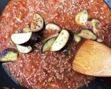 ナスとひき肉のコク旨トマトソースパスタ作り方7写真
