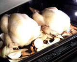 しっとり簡単 丸鶏ロースト 2羽分作り方5写真