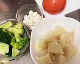 リメイク☆トマトとモツァレラポテトサラダ作り方2写真