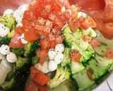 リメイク☆トマトとモツァレラポテトサラダ作り方3写真