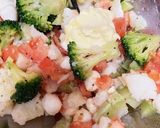 リメイク☆トマトとモツァレラポテトサラダ作り方4写真