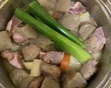 あったかい♪もつ煮風豚肉の味噌煮込み作り方5写真