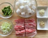 甘辛でご飯が進む！豚バラと大根の麻婆炒め作り方2写真
