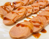 簡単おかず♫焼き魚肉ソーセージ作り方5写真