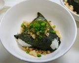 簡単！悪魔のおにぎり茶漬け作り方1写真