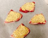 豚厚切り肉のマヨマスタード焼き作り方2写真